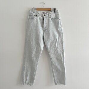 Agolde Light Wash Straight Leg High Waist Denim Jeans Size 29